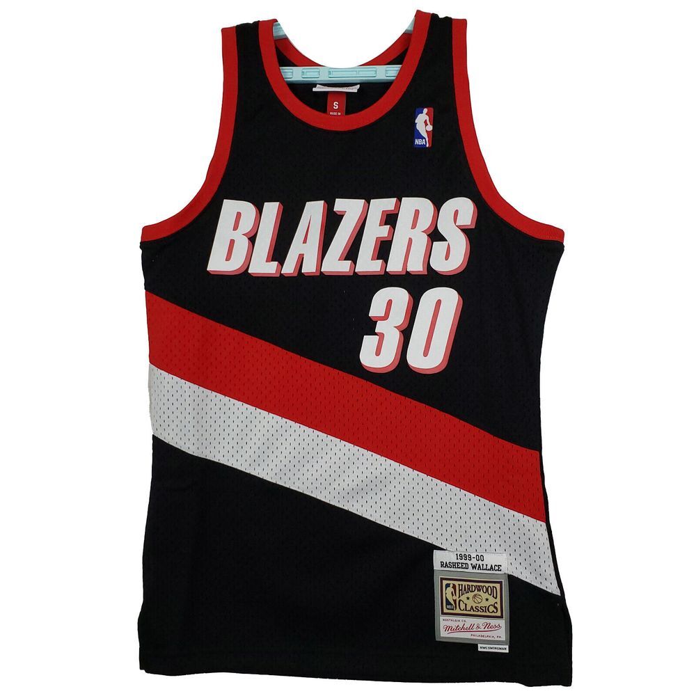 Rasheed Wallace‎ Portland Blazers Mitchell & Ness NBA Small Jersey 1999-00 NWT